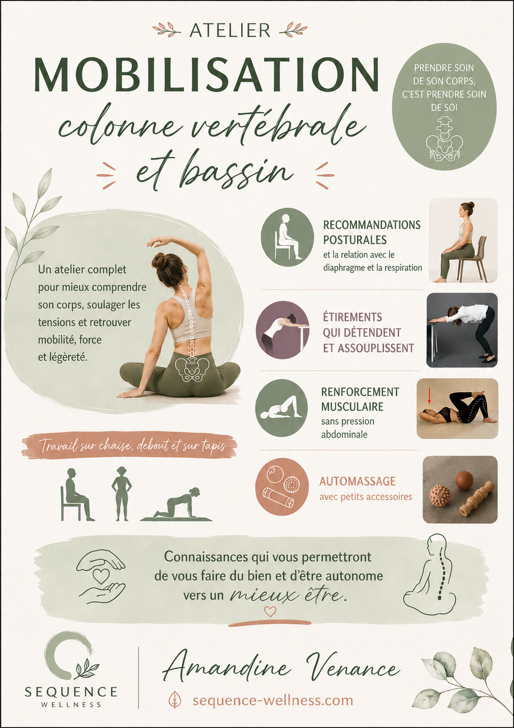MOBILISATION COLONNE VERTEBRALE ET BASSIN
